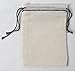 Celestial Gifts Muslin Bags - Drawstring Bags Small 100pcs - 2.75x3.75, Reusable Tea Bags, Jewelry Gift, Spice and Cotton Gift Sachet Bags - 100% Cotton - Made in USA - (Black Hem & Drawstring)