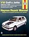 Book Haynes VW Golf & Jetta 1993-1998-Old Edition #126119 (Haynes Manuals)