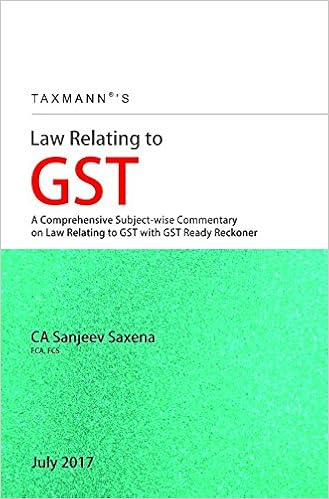 Law Relating to GST