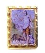 Lapel Pin - Saint Lazarus - Clear Covering - Exclusively from the Studios of Cromo NB (Milano, Italy)
