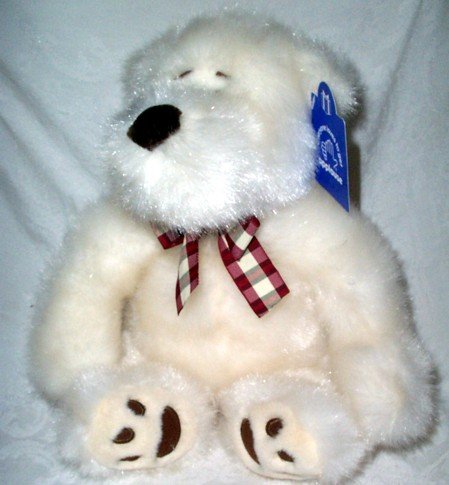 5108cUZQRTL Applause Plush White Teddy Bear Bartholemew 16 Tall