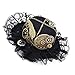 Steampunk Victorian Gears Mini Top Hat Costume Hair Accessory With Steam Punk Gear Glasses (hat)