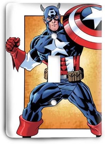 Captain America comic Marvel Comics G3 Light Switch Cover