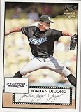 2007 Topps 52 127 Jordan De Jong RC (Baseball Cards) Toronto Blue Jays (RC - Rookie Card)