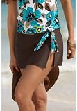 Chadwicks Tropical Swim Collection Circle-Tie Skirtini