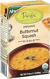 Pacific Natural Foods Organic Butternut Squash Bisque, 17.6-Ounce Boxes (Pack of 12)