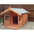 Luxury Dog Kennel Doggy Summerhouse With Veranda
