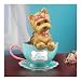 Yorkie Teacup Figurine: A Cup Of Love by The Hamilton Collection