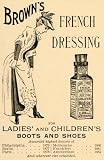 1892 Ad Brown's French Dressing Ladies Boots Shoes - Original Print Ad