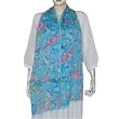 Printed Scarves Linen Womens Accessory Rectangular 24 x 74 inches (nstl020)