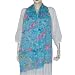 Womens Scarves Accessory Handmade Printed Linen Rectangular 24 x 74 inches