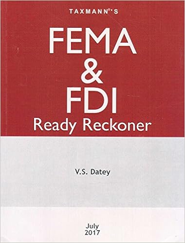 FEMA & FDI Ready Reckoner 