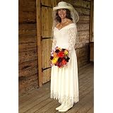Buy Drop Waist Western Wedding Dress by Renton Western Wear