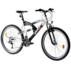 26" KCP MOUNTAINBIKE FAHRRAD PANTHERA 18 Gang schwarz weiss - 66,0 (26 Zoll)