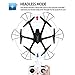 GoolRC X600 RC Hexacopter WiFi FPV Quadcopter Drone with Camera Live Video HD 720P Android/IOS APP Compatible with 3D VR Headset,One-Key Return & Headless Mode & 360 Degree Flips Roll