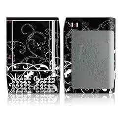B&W Fleur Design Protective Decal Skin Sticker for Amazon Kindle E-Book Reader (Version 1.0)