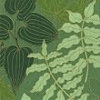 Ideal Home Range Golden Petals, Green Lunch Napkin,  20-Count Package (Pack of 6)
