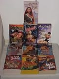 10 Romance Books - Silver Storm, Lord Of My Heart, A Season For Scandal, Lady Of The Lake, Promised Splender, Beyond Surrender, Pirate s Princess, Love Across Time, Winterhall and Texas Empires Lone Star