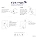 Fosmon Crystal Clear Screen Protector Shield for LG Optimus L90 / LG D415 - Retail Packaging (3 Pack)