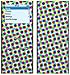 Halftone - Apple iPod nano 2G (2nd Generation) 2GB/ 4GB/ 8GB Protector Skin Decals - Faceplate Stickers