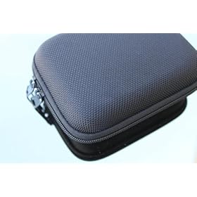 M&C Black Semi Hard Durable Camera Carrying Case for Samsung MV800 16.1 MP MultiView Compact Digital Camera