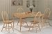 Set of 4 Country Style Swivel Windsor Dining Chair/Chairs