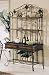 Kitchen & Housewares : Antique Bronze And Cherry Monaco Bakers Rack