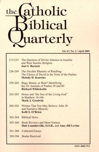 Catholic Biblical Quarterly
