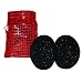 Black Sparkle Ear Mitts Red Faux Sequin Gift Bag Set (Available in 2 Sizes)