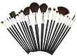 20 Makeup Set Foundation Blush Cosmetic Brush w/ Case Kit