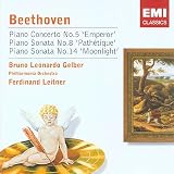 Beethoven: Piano Concerto No. 5 "Emperor"; Piano Sonatas Nos. 8 "Pathétique" & 14 "Moonlight"