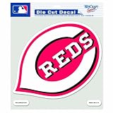 MLB Cincinnati Reds 8-by-8 Inch Diecut Colored Decal