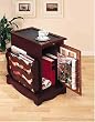 Heirloom Cherry Magazine Cabinet Table