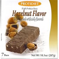 Protidiet Hazelnut Chocolate Flavor Protein Bars (Box of 7)