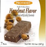 Protidiet Hazelnut Chocolate Flavor Protein Bars (Box of 7)