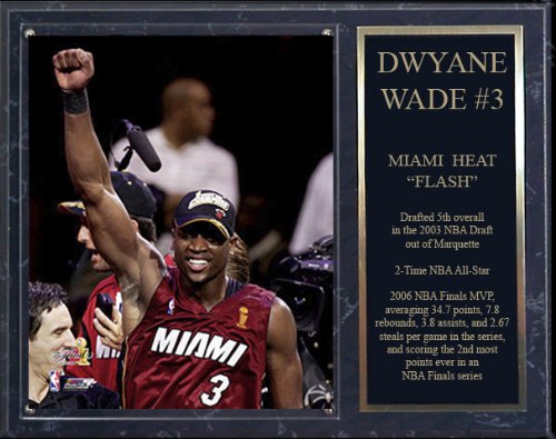 Buy Dwyane Wade Champion Plaque w  4x10 Nameplate by No manufacturer