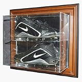 Case-Up Double Baseball Cleat Display Case (Black)