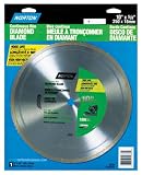 Norton 2784 10-Inch Dry or Wet Cutting Continuous Rim Diamond Saw Blade with 5/8-Inch Arbor for Tile Diamond Saw Blade with 5/8-Inch Arbor for Tile
