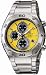 Casio Edifice EF-517D-9A Chronograph Steel Band Yellow Dial Mens Watch - Casio EF-517D-9A