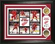 Detroit Red Wings 24KT Gold Coin Photo Mint