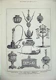 1876 PRINCE WALES KENSINGTON SURAHI CANDELABRUM HOOKAH