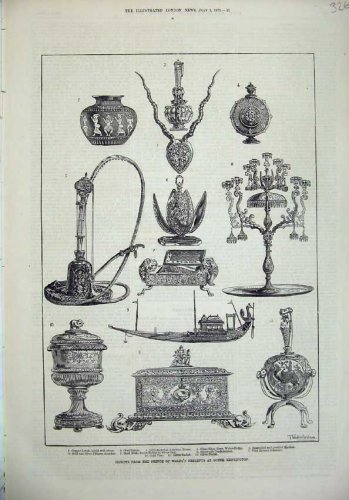 1876 PRINCE WALES KENSINGTON SURAHI CANDELABRUM HOOKAH