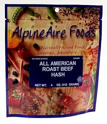AlpineAire Foods All American Roast Beef Hash