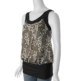 Buy Aggie Brand Juniors Floral Print Sleevless Tunic by Aggie Brand