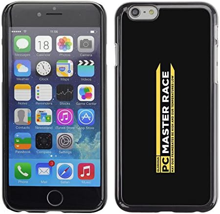 Hard PC Protective Case Smartphone Case Cover for Apple Iphone 6 Plus 5.5 // Master Race // CooleCell