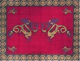 Red Asian Dragon Indian Bedspread, Twin Size