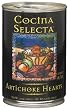 Cocina Selecta Artichoke Hearts, 14-Ounce Cans (Pack of 4)