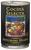 Cocina Selecta Artichoke Hearts, 14-Ounce Cans (Pack of 4)