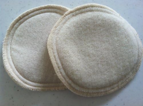 NURSABLES Organic Cotton & Wool Super Absorbent Nursing Pads