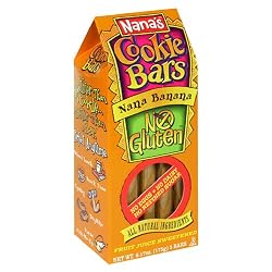 Nana's Free Gluten Nana Banana Cookie Bars, Net Wt  6.17 Oz. Bars,  5-Count  (Pack of 8)